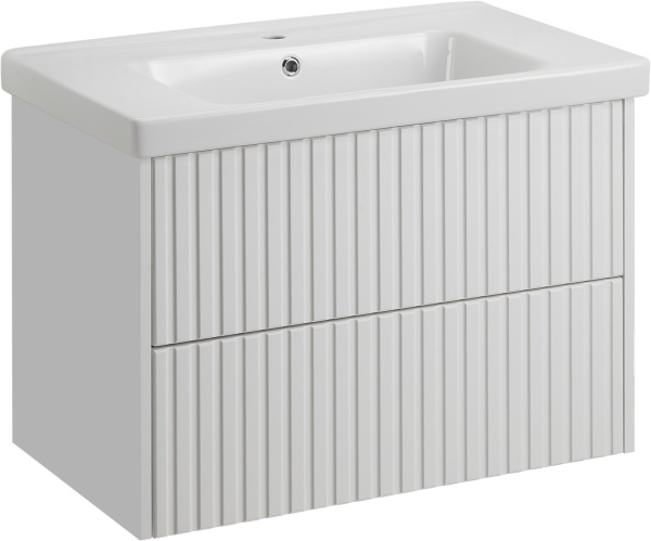 Тумба под раковину ASB-Woodline   Риола 80   12411 (белый)